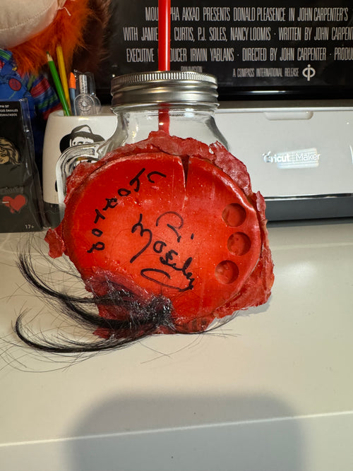Bill Moseley autographed custom head plate
