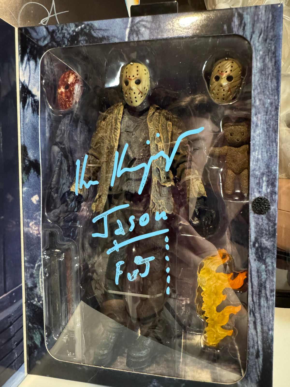 Freddy Vs Jason NECA figured autographed by Ken kirzinger