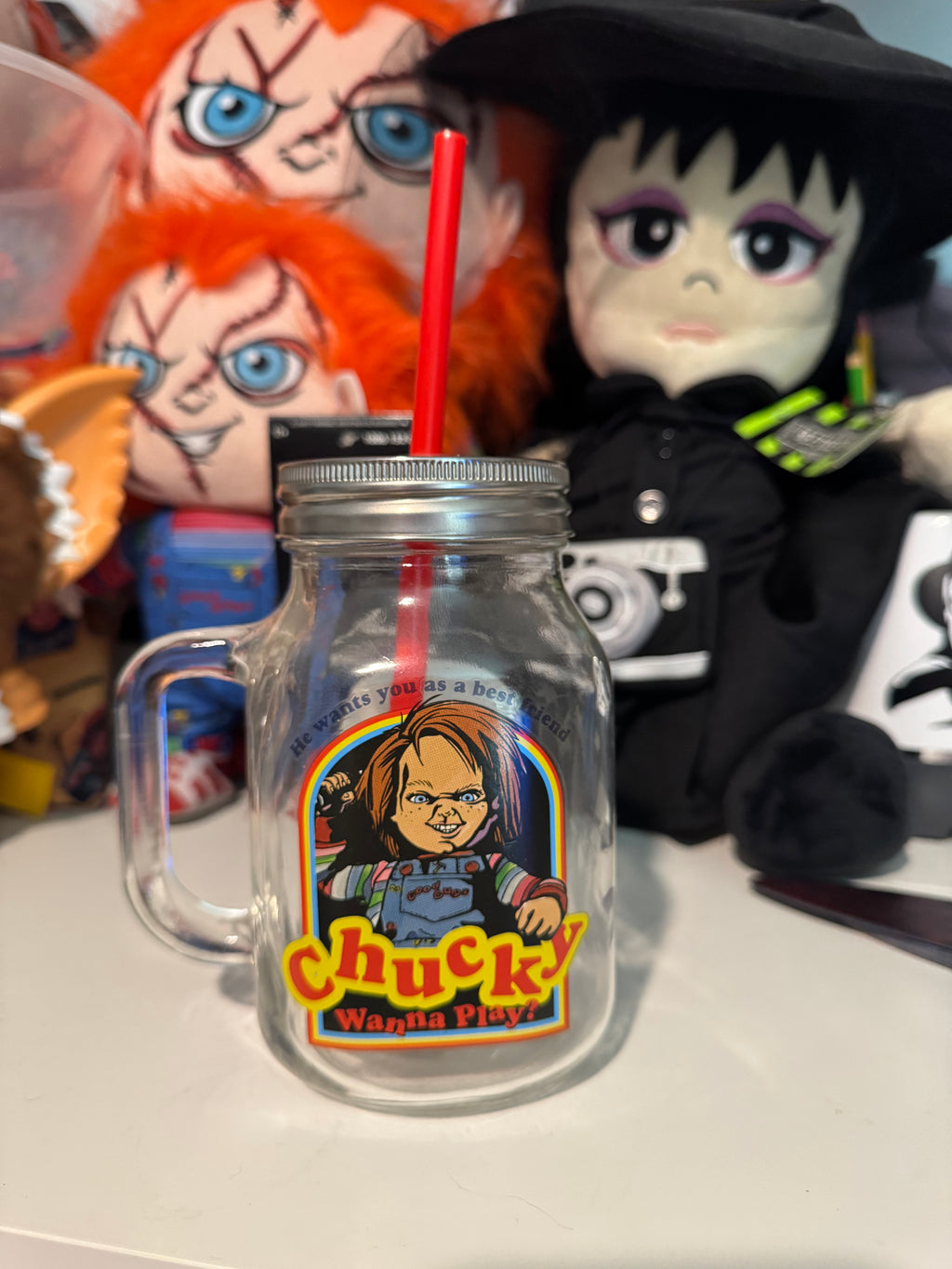 Chucky glass mug