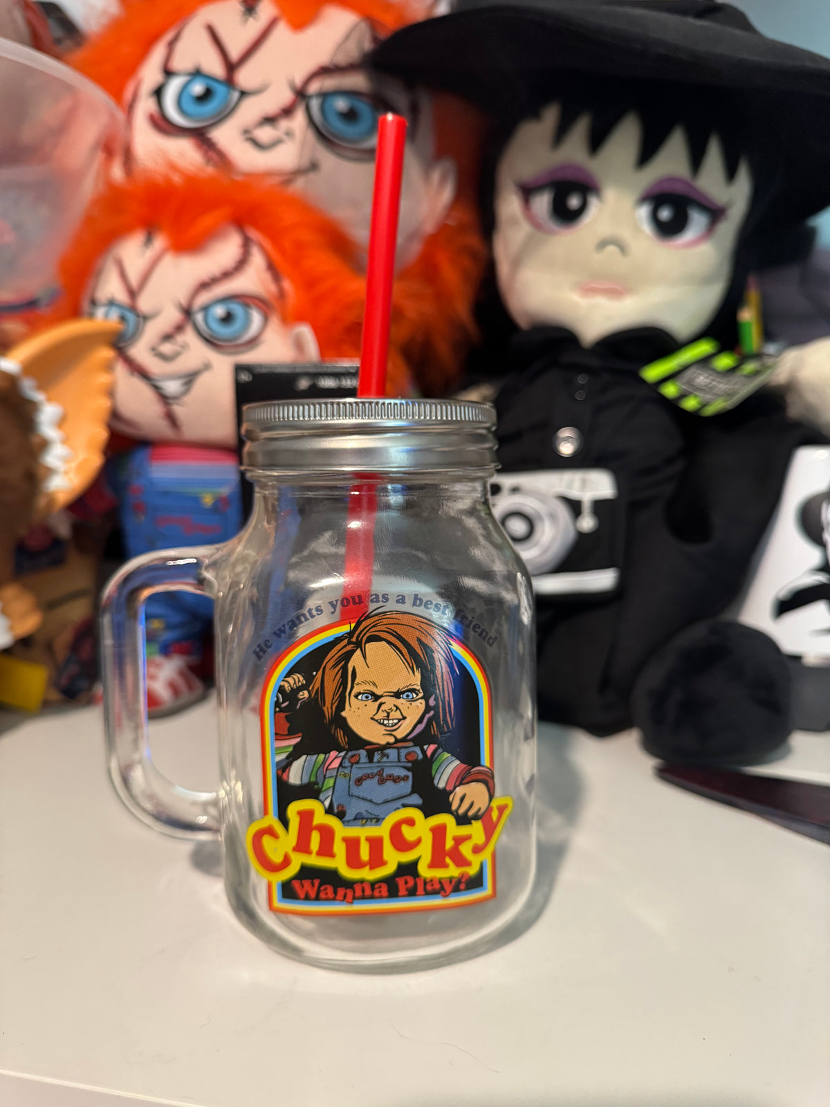 Chucky glass mug