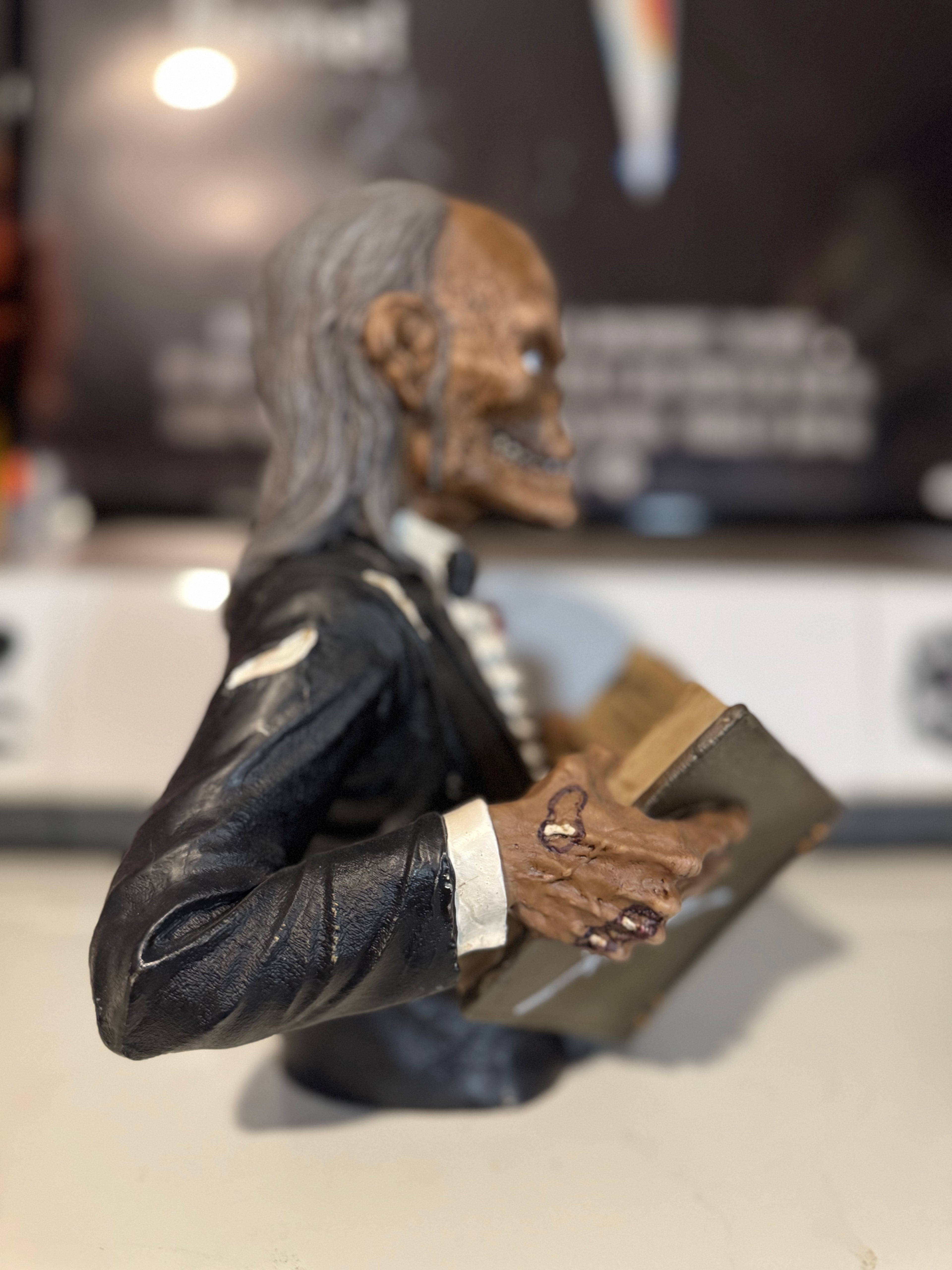 Crypt Keeper Bust Autographed by John Kassir