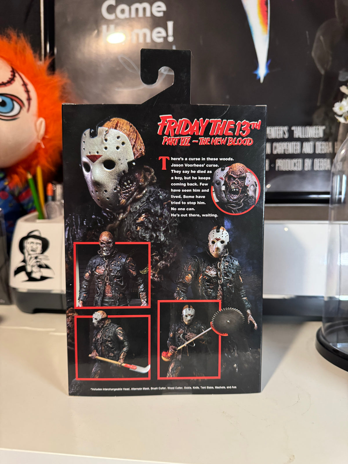 Friday the 13th new blood NECA figure autographed by Kane Hodder