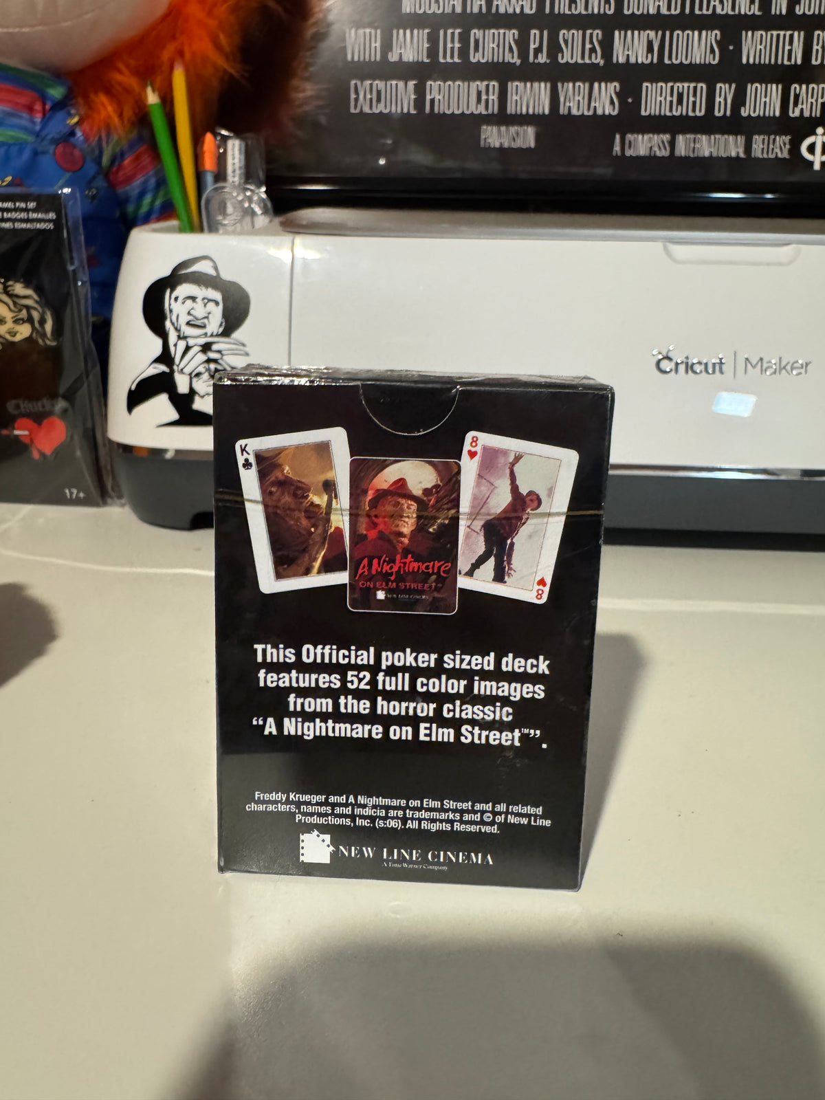 Nightmare on elm street playing cards