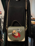 Friday the 13th hand painted crossbody