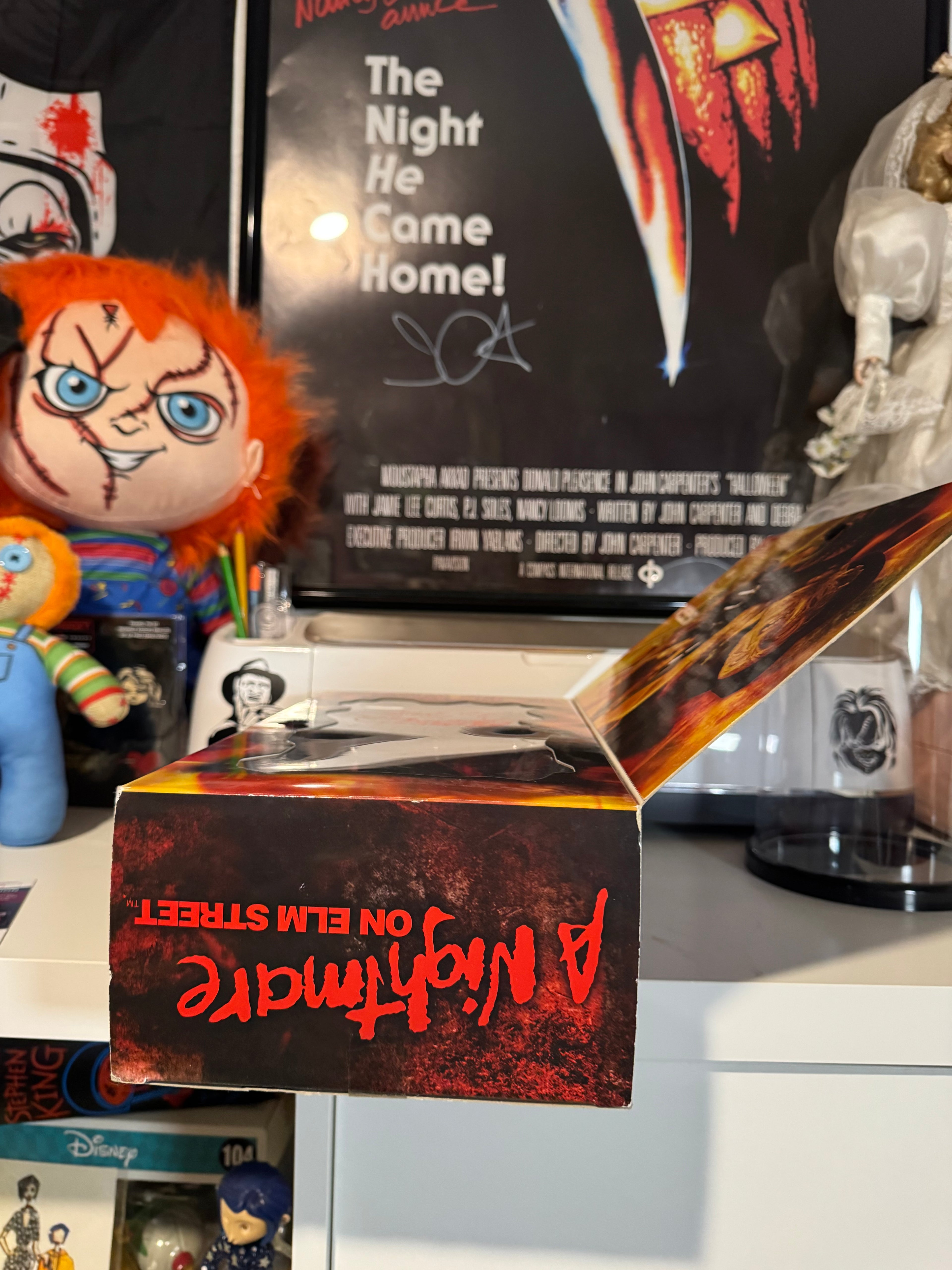Freddy LDD autographed by Heather Langenkamp and Lin Shay
