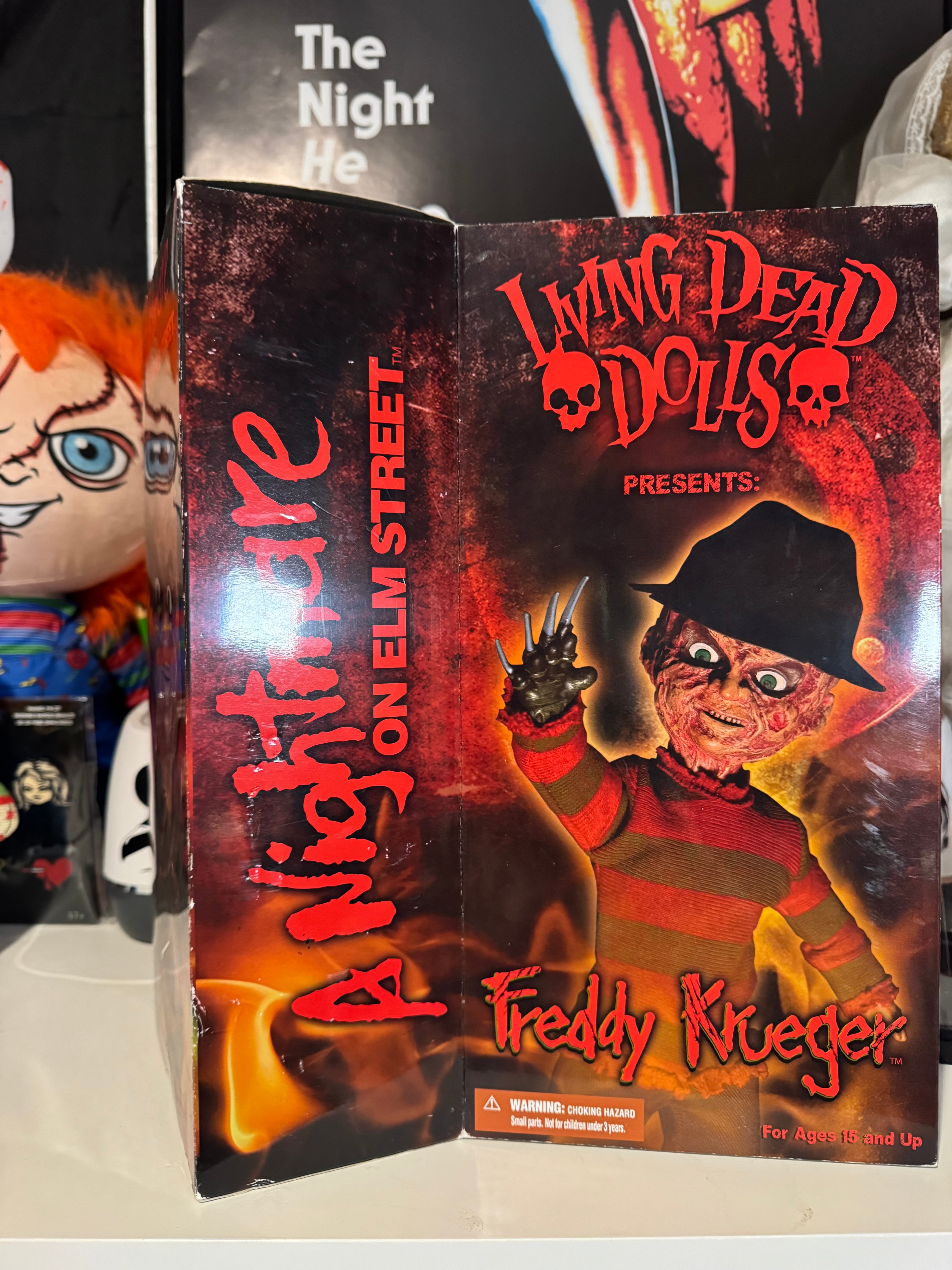 Freddy LDD autographed by Heather Langenkamp and Lin Shay