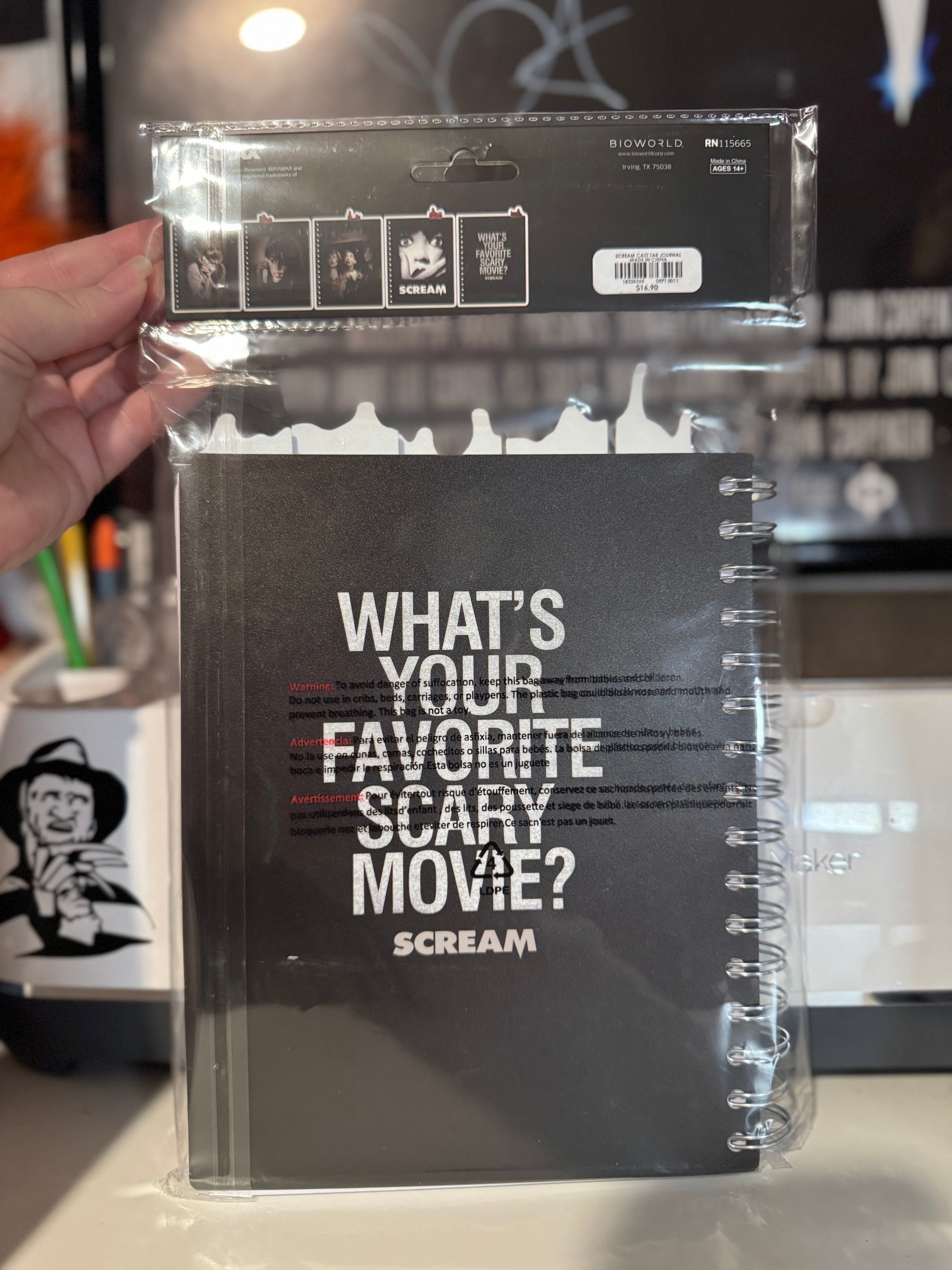 Scream notebook